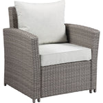 Peguis 4-Piece Outdoor Conversation Set - Grey