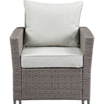 Peguis 4-Piece Outdoor Conversation Set - Grey