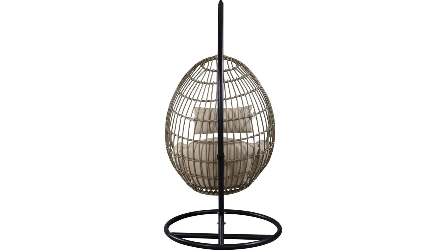 Alonsa Outdoor Swing Chair - Beige/Light Brown