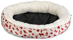 Donut Pet Bed Medium - Cottage Red