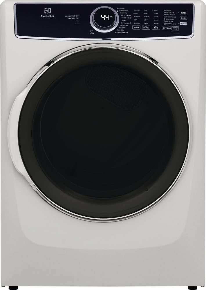 Electrolux White Front Load Gas Steam Dryer (8.0 Cu. Ft.) - ELFG7637AW