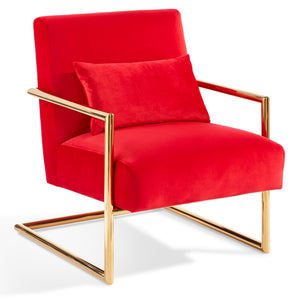 Locklear Lounge Chair - Red