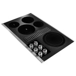 KitchenAid Stainless Steel 36" Electric Downdraft Cooktop - KCED606GSS