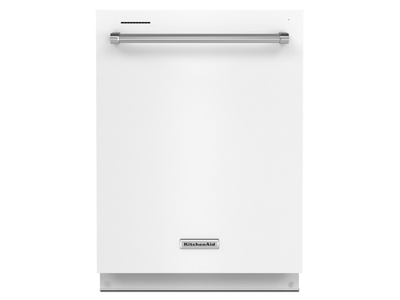 KitchenAid 24" White Dishwasher with Third Rack (39 dBA) - KDTE204KWH