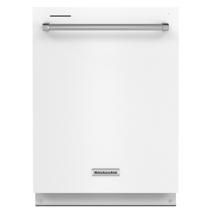 KitchenAid 24" White Dishwasher with Third Rack (39 dBA) - KDTE204KWH