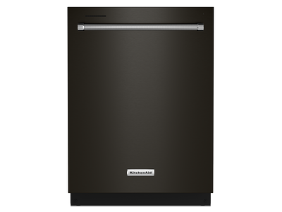 KitchenAid 24" Black Stainless Steel Dishwasher with Third Rack (39 dBA) - KDTE204KBS