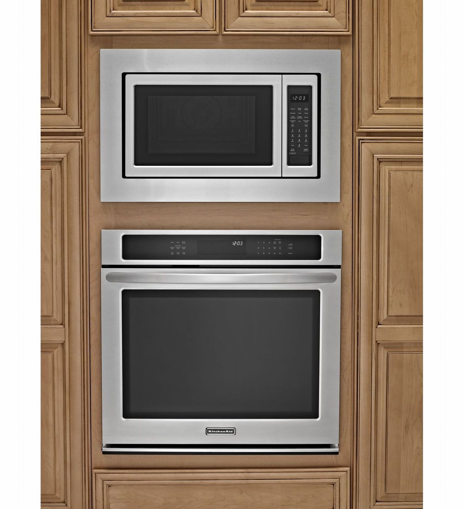 KitchenAid Stainless Steel 30" Trim Kit for 1.5 Cu.Ft. Countertop Microwave Oven with Convection Cooking - MKC2150AS