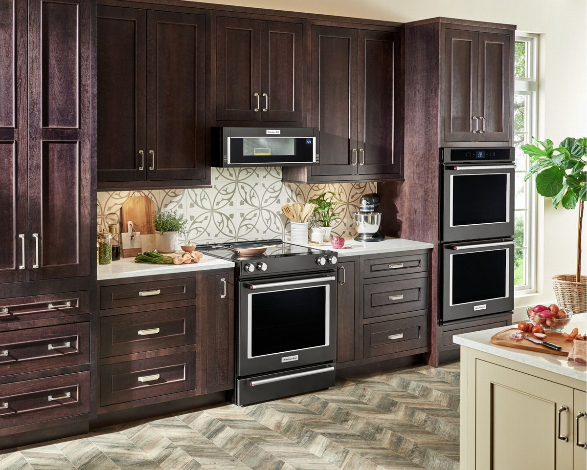 KitchenAid Black Stainless Smart Double Oven (10.0 Cu.Ft) - KODE900HBS