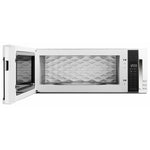 KitchenAid White Low Profile Over-the-Range Microwave and Hood Combination (1.1 Cu.Ft.) - YKMLS311HWH