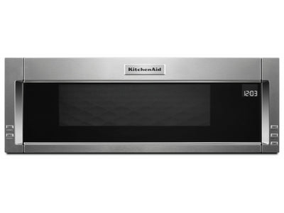 KitchenAid Stainless Steel Low Profile Over-the-Range Microwave and Hood Combination (1.1 Cu.Ft.) - YKMLS311HSS