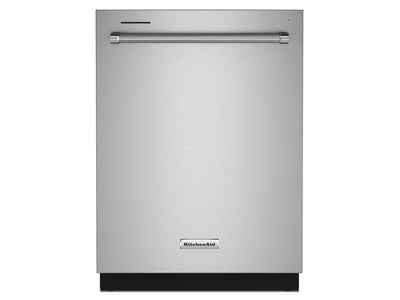 KitchenAid® PrintShield Stainless 24" Dishwasher with Towel Bar Handle - KDTM404KPS