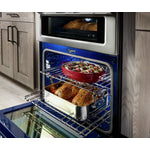 KitchenAid Stainless Steel Freestanding Double Oven Convection Gas Range (6.0 Cu. Ft.) - KFGD500ESS