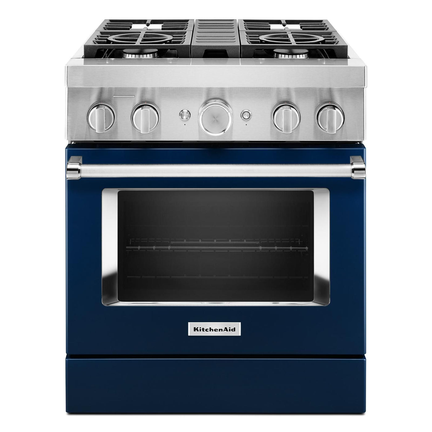 KitchenAid® Ink Blue Smart Freestanding Dual Fuel Range (4.1 Cu. Ft.) - KFDC500JIB