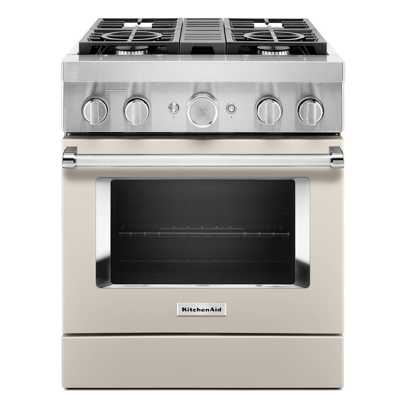 KitchenAid® Matte Milkshake Smart Freestanding Dual Fuel Range (4.1 Cu. Ft.) - KFDC500JMH