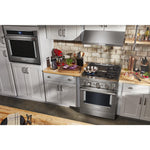 KitchenAid Stainless Steel Smart Dual Fuel Freestanding Range (4.1 Cu. Ft.) - KFDC500JSS