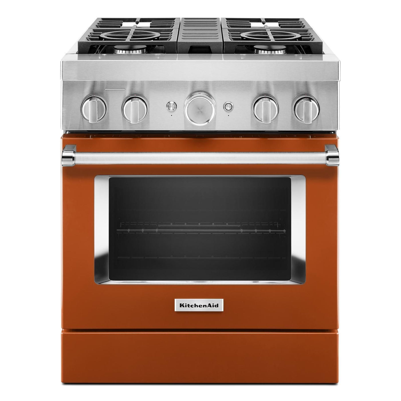 KitchenAid Scorched Orange Smart Dual Fuel Freestanding Range (4.1 Cu. Ft.) - KFDC500JSC