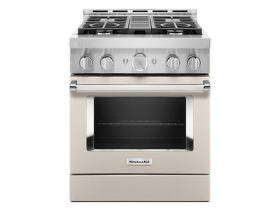 KitchenAid® Matte Milkshake Smart Freestanding Gas Range (4.1 Cu. Ft.) - KFGC500JMH