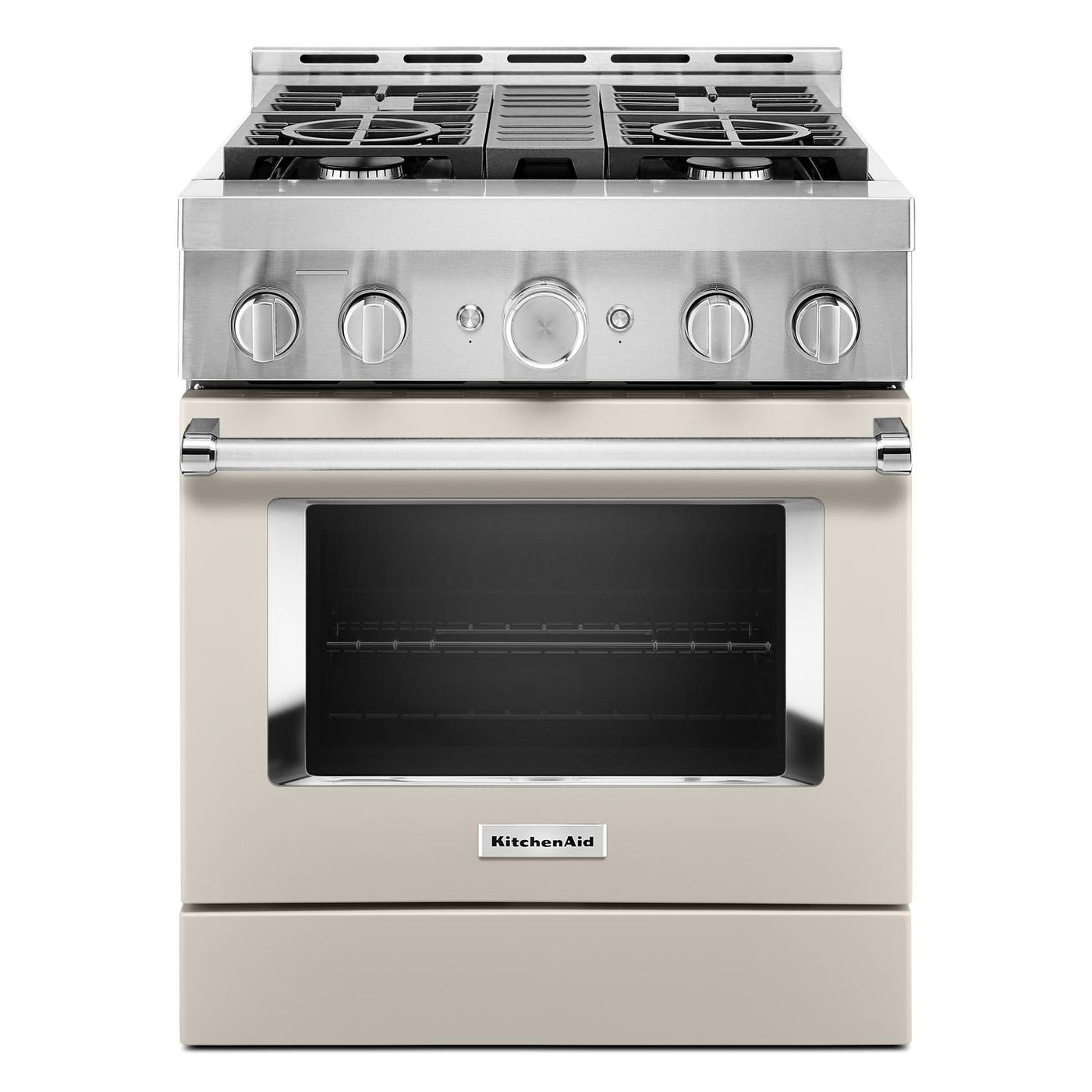 KitchenAid® Matte Milkshake Smart Freestanding Gas Range (4.1 Cu. Ft.) - KFGC500JMH