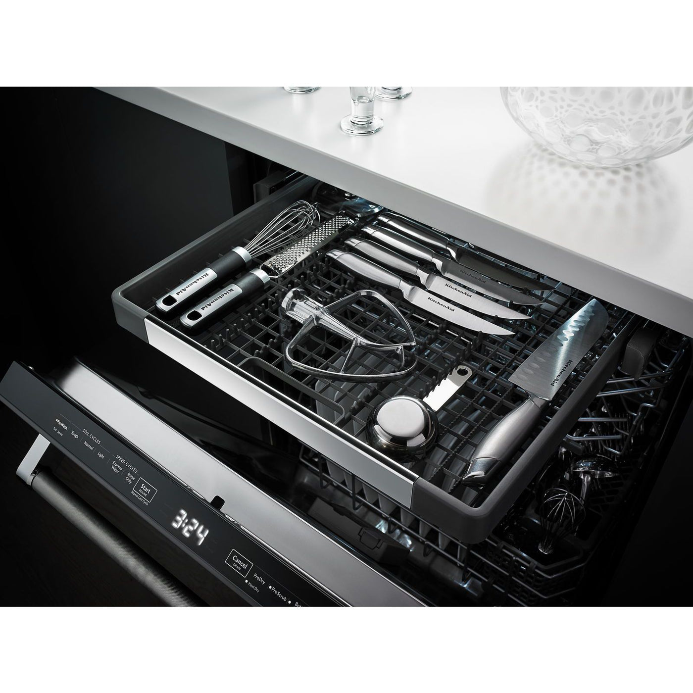 KitchenAid Matte Avocado Smart Freestanding Commercial Gas Range (4.1 Cu. Ft.) - KFGC500JAV