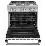 KitchenAid Scorched Orange Dual Fuel Smart Freestanding Range (5.1 Cu. Ft.) - KFDC506JSC