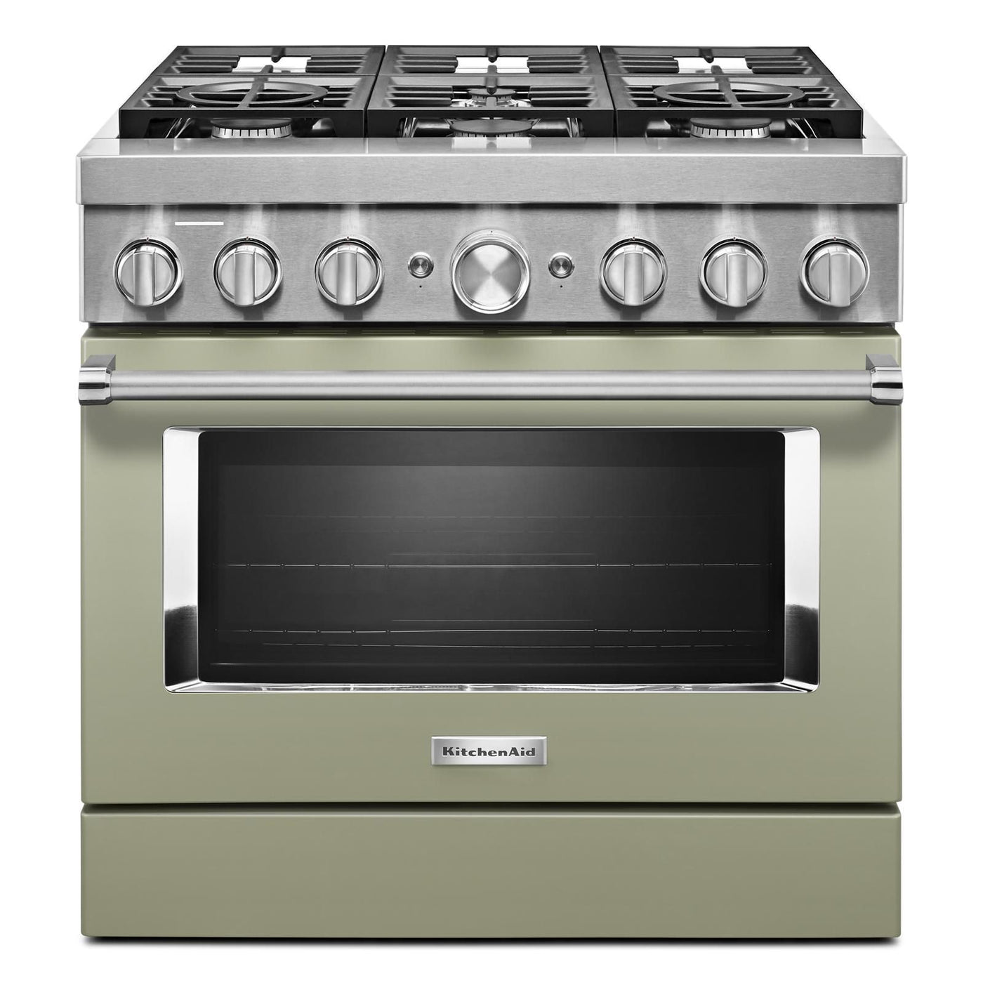 KitchenAid® Matte Avocado Smart Freestanding Dual Fuel Range (5.1 Cu. Ft.) - KFDC506JAV