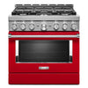 KitchenAid Passion Red Smart Freestanding Gas Range (5.1 Cu. Ft.) - KFGC506JPA