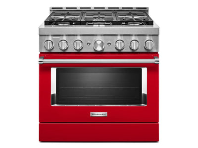 KitchenAid Passion Red Smart Freestanding Gas Range (5.1 Cu. Ft.) - KFGC506JPA