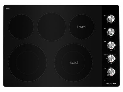 KitchenAid Stainless Steel 30" Electric Cooktop - KCES550HSS