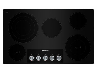 KitchenAid Stainless Steel 36" Electric Cooktop - KCES556HSS