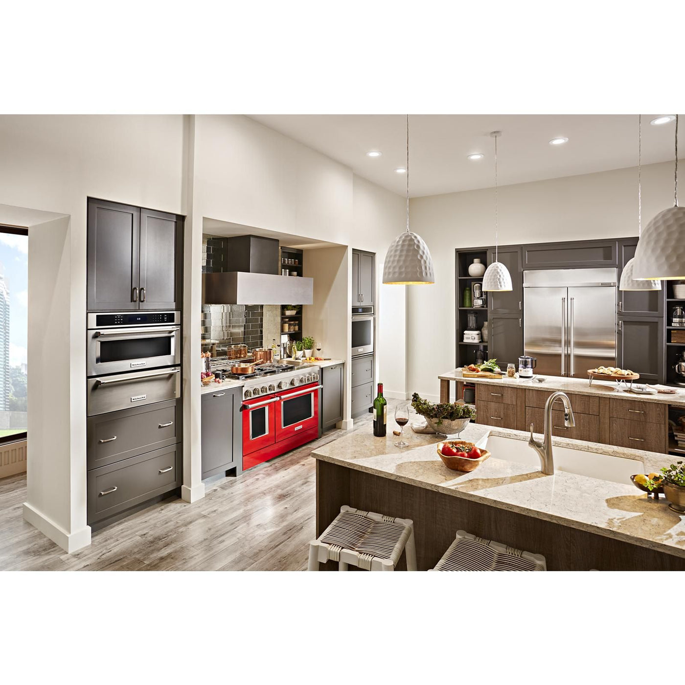 KitchenAid Passion Red Smart Dual Fuel Freestanding Range (6.3 Cu. Ft.) - KFDC558JPA