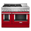 KitchenAid Passion Red Smart Freestanding Gas Range (6.3 Cu. Ft.) - KFGC558JPA