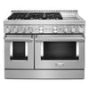 KitchenAid Stainless Steel Smart Freestanding Gas Range (6.3 Cu. Ft.) - KFGC558JSS