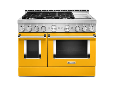 KitchenAid Yellow Pepper Smart Freestanding Gas Range (6.3 Cu. Ft.) - KFGC558JYP