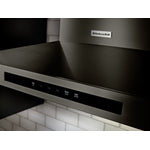 KitchenAid Black Stainless 30" Wall Mount Range Hood (585 CFM) - KVWB600HBS