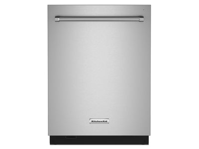 KitchenAid® PrintShield Stainless 24" Dishwasher with Towel Bar Handle - KDTM604KPS