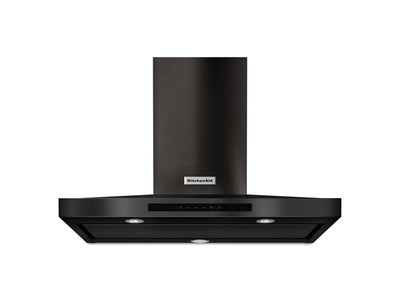 KitchenAid Stainless Steel with PrintShield™ Finish 36" 585 CFM Wall-Mount 3-Speed Canopy Hood - KVWB606HBS