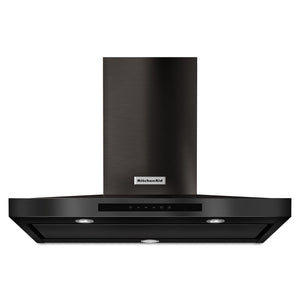 KitchenAid Stainless Steel with PrintShield™ Finish 36" 585 CFM Wall-Mount 3-Speed Canopy Hood - KVWB606HBS