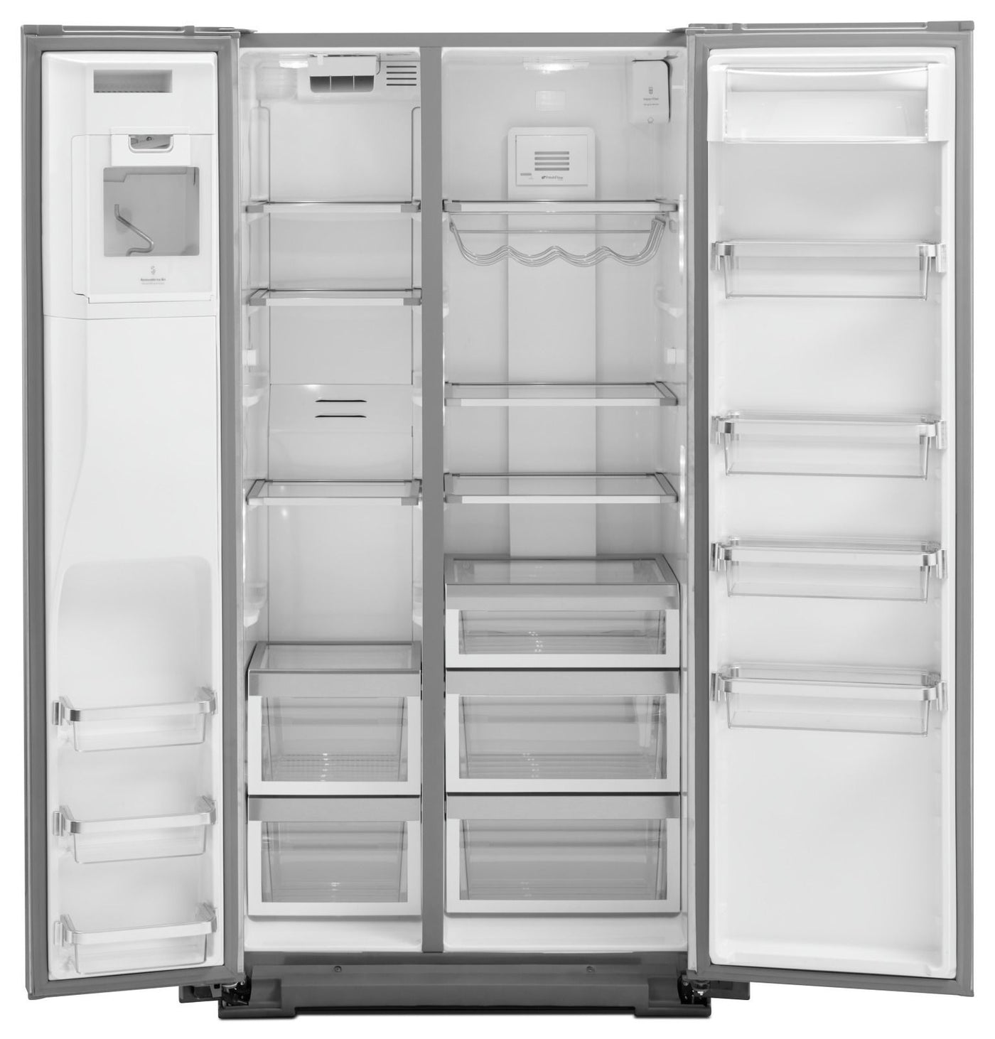 KitchenAid PrintShield Stainless Side-by-Side Refrigerator (19.9 Cu.Ft.) - KRSC700HPS