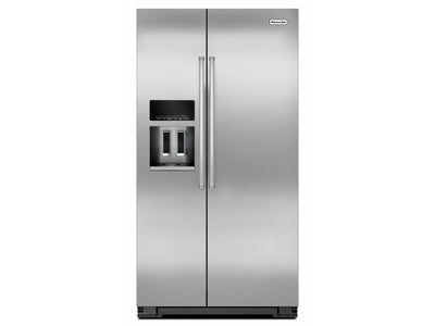 KitchenAid PrintShield Stainless Side-by-Side Refrigerator (19.9 Cu.Ft.) - KRSC700HPS