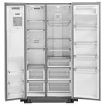 KitchenAid Black Stainless Side-by-Side Refrigerator (19.9 Cu.Ft.) - KRSC700HBS