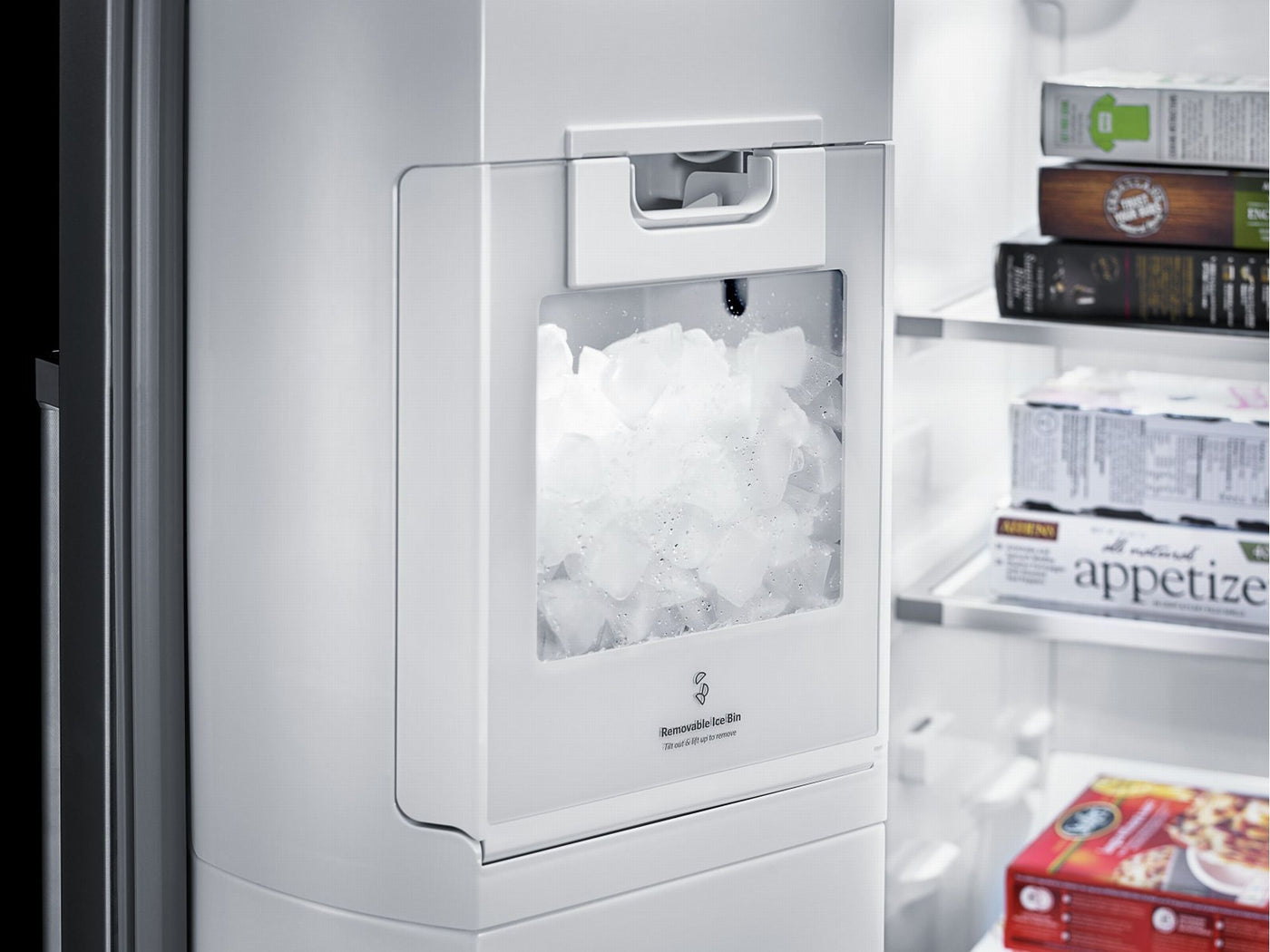 KitchenAid Black Stainless Side-by-Side Refrigerator (19.9 Cu.Ft.) - KRSC700HBS