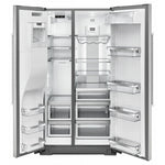 KitchenAid PrintShield Stainless Side-by-Side Refrigerator (24.8 Cu.Ft.) - KRSF705HPS