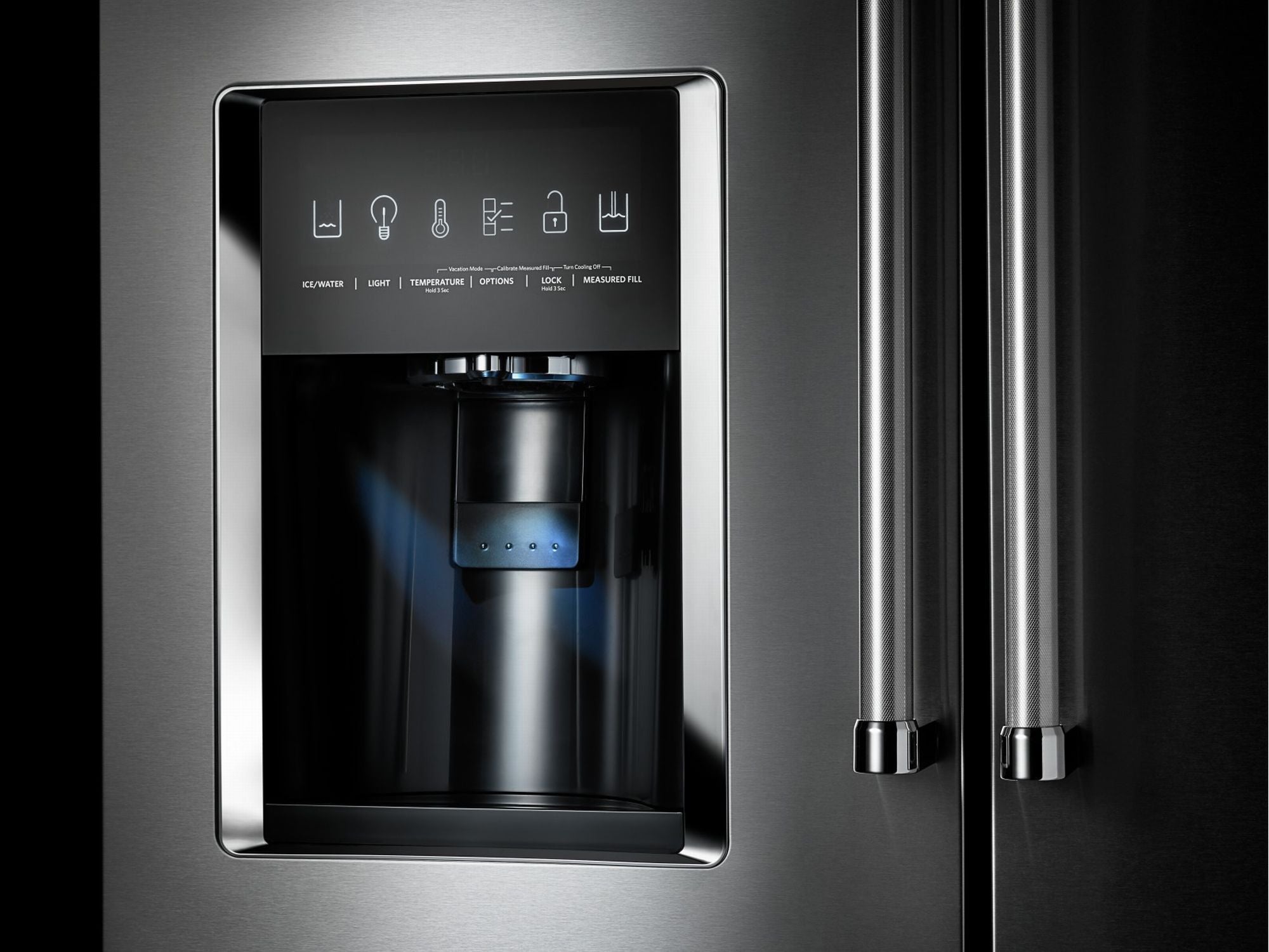 KitchenAid 36" 25.8 Cu. Ft. Stainless Steel French Door Refrigerator - KRMF706ESS