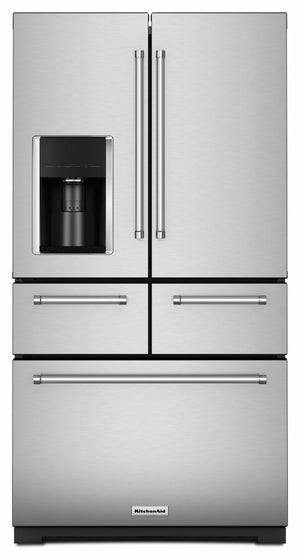 KitchenAid Stainless Steel French Door Refrigerator (25.8 Cu.Ft.) - KRMF706ESS