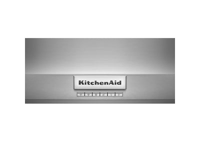 KitchenAid Stainless Steel 48" Commercial-Style Wall-Mount Canopy Range Hood - KVWC908KSS
