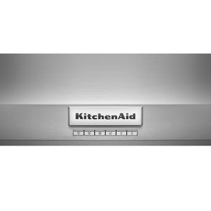 KitchenAid Stainless Steel 48" Commercial-Style 585-1170 CFM Wall-Mount Canopy Range Hood without motor - KVWC908KSS