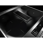 KitchenAid Stainless Steel 30” Front Control Slide-In Electric Convection Downdraft Range (6.4 Cu. Ft.) - KSEG950ESS