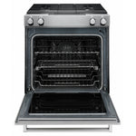 KitchenAid Stainless Steel Downdraft Dual Fuel Range (6.4 Cu.Ft.) - KSDG950ESS
