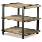 Hamlin End Table - Weathered Acacia