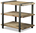 Hamlin End Table - Weathered Acacia